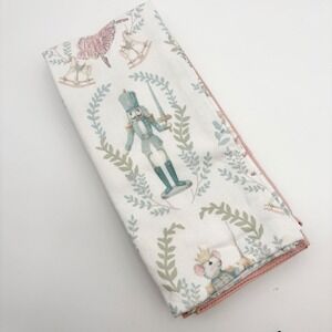 Mireille Designs Happy Holidays Nutcracker Ballerina Kitchen Towels Set of 3